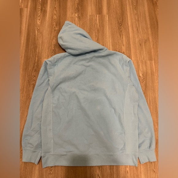 Supreme Small Box Logo Hooded Sweatshirt Ice Blue Size XL - Picture 2 of 8